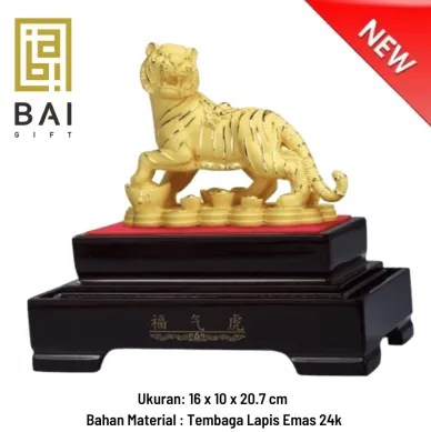 Produk BAI GIFT PAJANGAN PATUNG SHIO MACAN LAPIS EMAS 24K SIZE M 2 ~blog/2023/3/16/macan_m_new_2