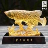 BAI GIFT PATUNG IKAN ARWANA CRYSTAL 