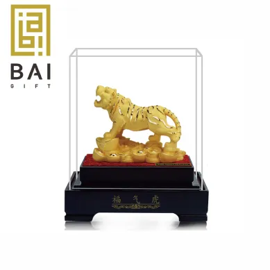 Produk BAI GIFT PAJANGAN PATUNG SHIO MACAN LAPIS EMAS 24K SIZE M -  福到财到 2 ~blog/2023/7/3/gaitubao_