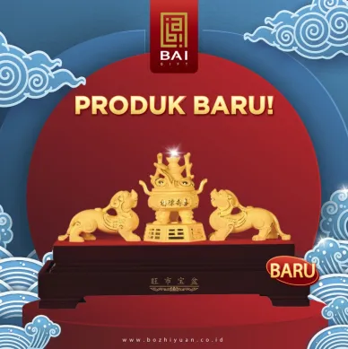 Produk BAI GIFT PAJANGAN PATUNG FENGSHUI SEPASANG PIXIU LAPIS EMAS 24K - L 1 ~blog/2024/3/25/sepasang_pixiu